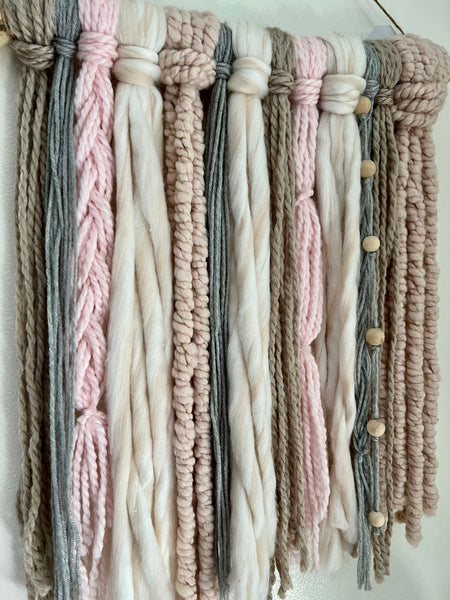 'Barbie' Yarn Wall Hanging