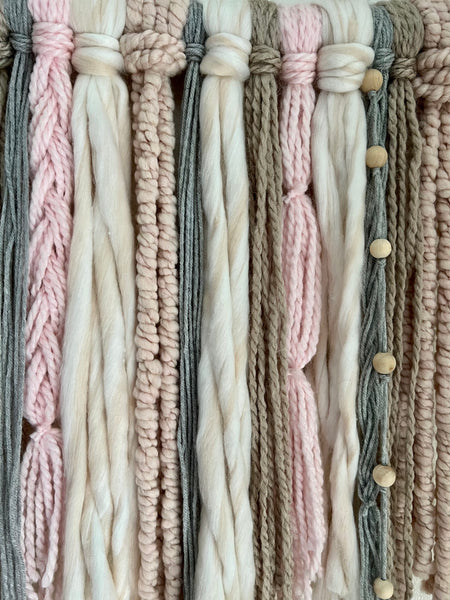 'Barbie' Yarn Wall Hanging