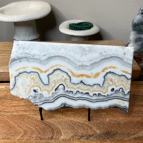 Banded Zebra/Orange Calcite Slab