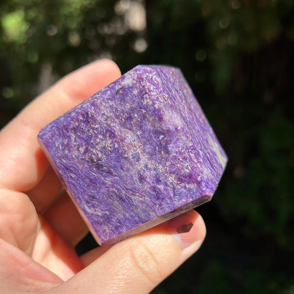 Charoite Cube