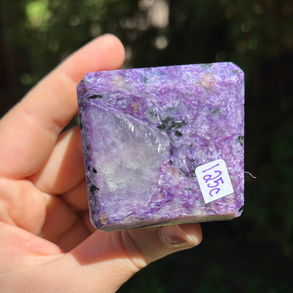 Charoite Cube