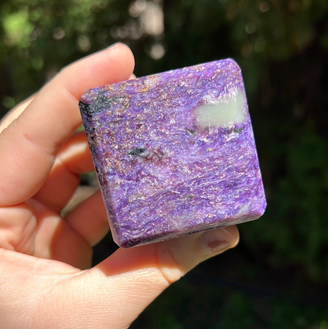 Charoite Cube