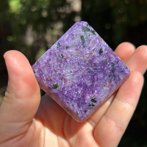 Charoite Cube