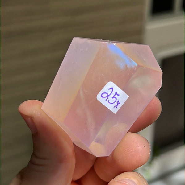 Rose Aura Quartz Freeform