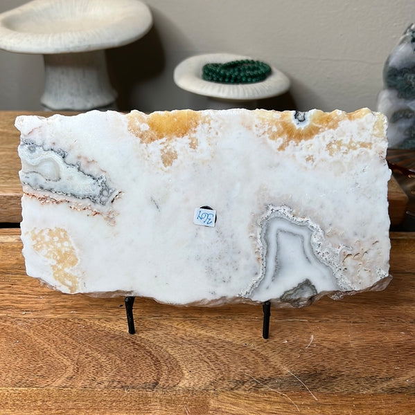 Banded Zebra/Orange Calcite Slab