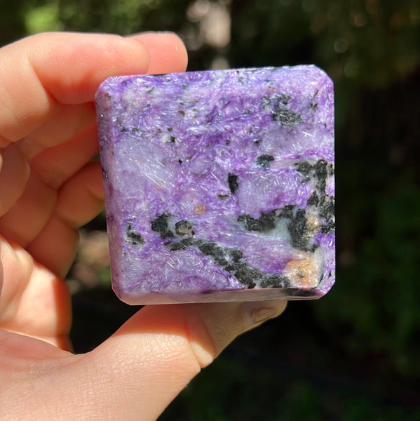 Charoite Cube