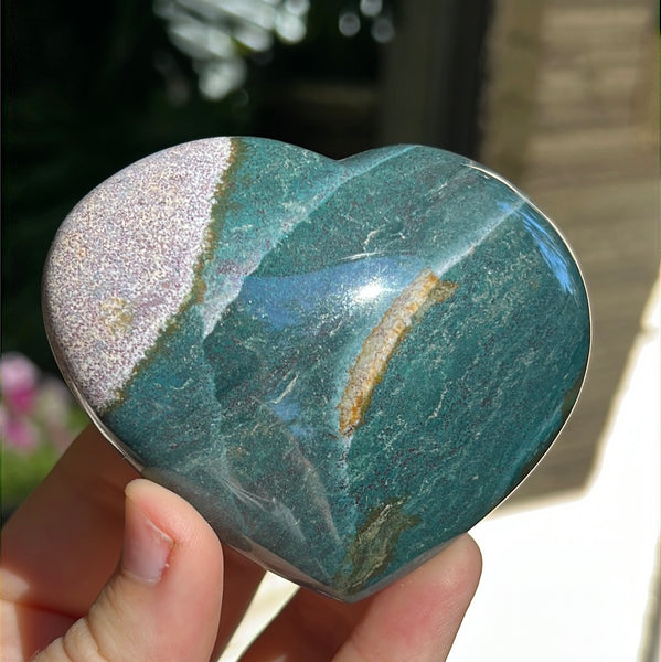 Ocean Jasper Heart