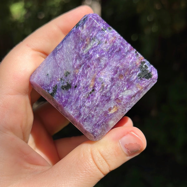 Charoite Cube