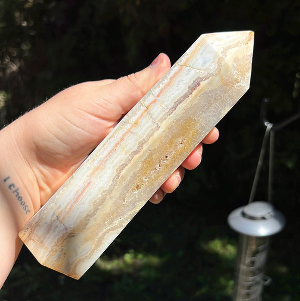 Crazy Lace Agate Tower