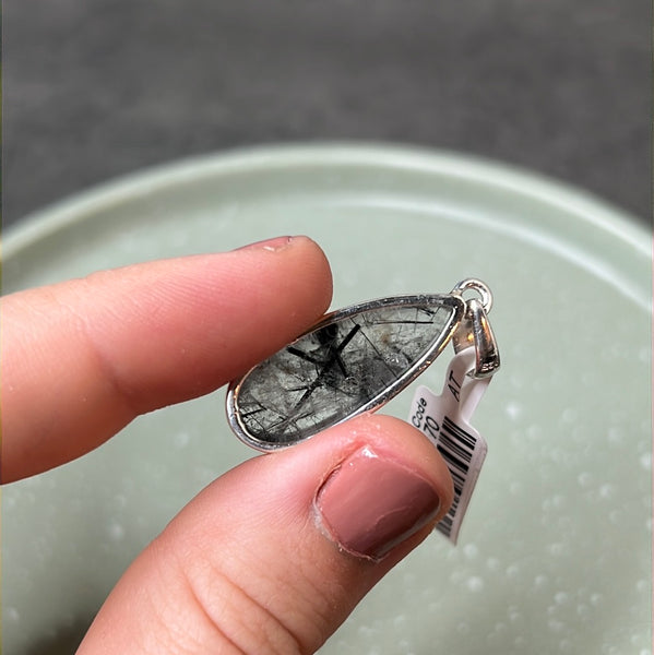 Black Rutile Pendant