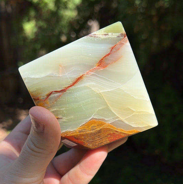 Green Onyx Cube