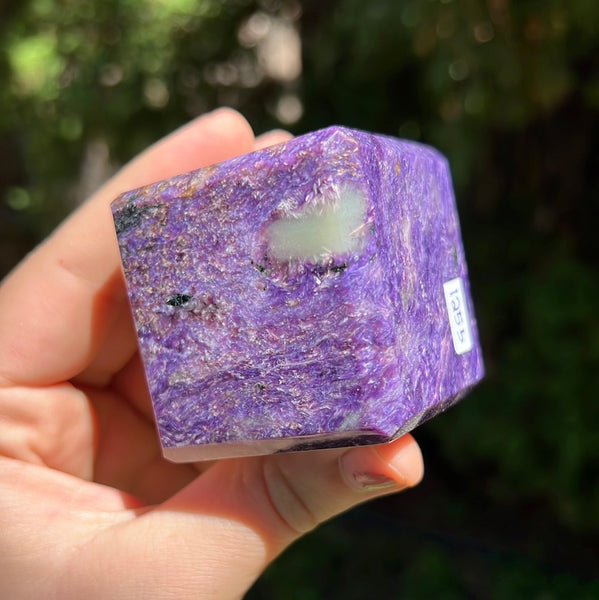 Charoite Cube