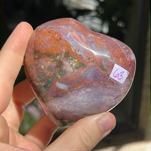 Ocean Jasper Heart