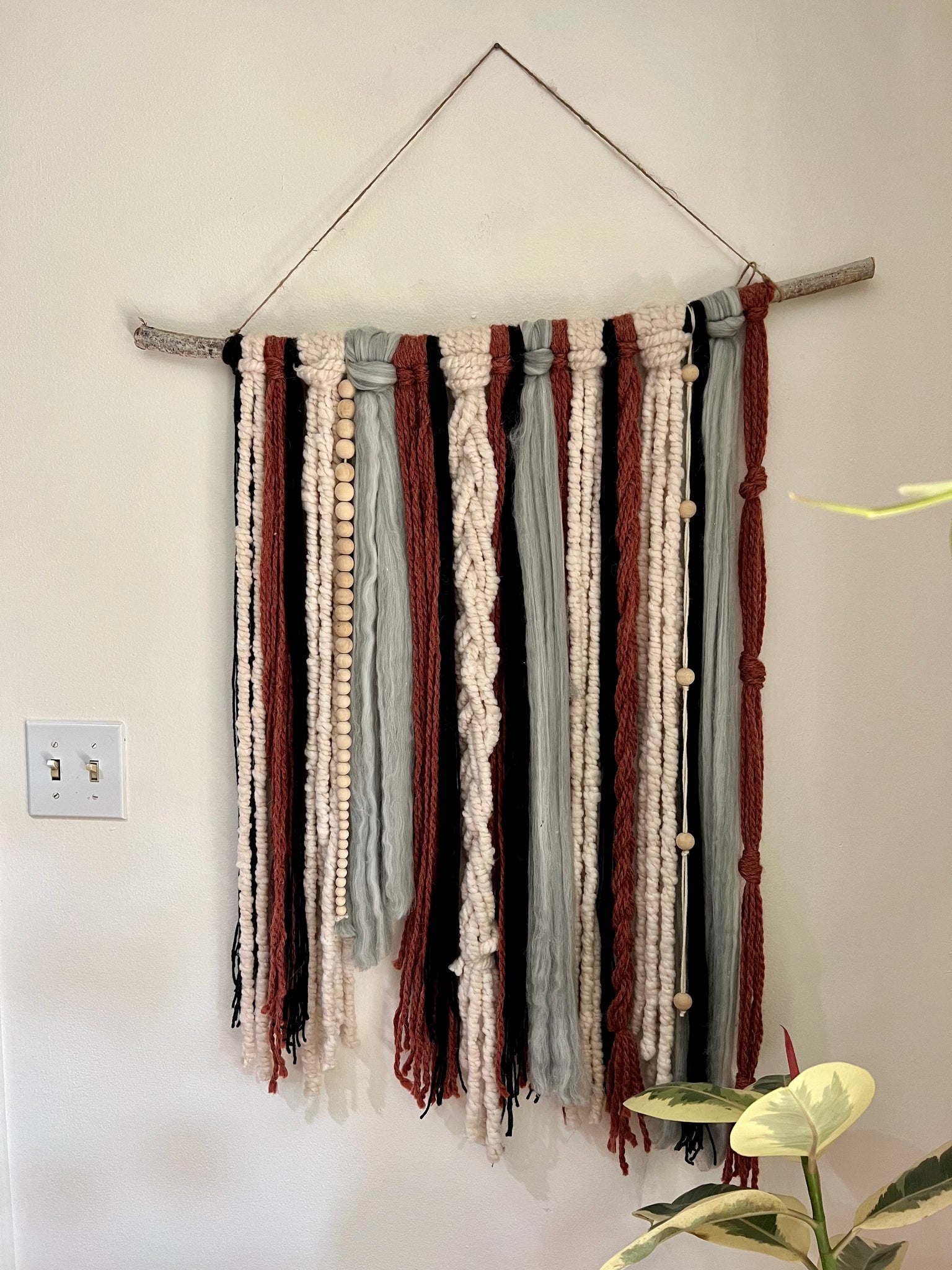 ‘Copper’ Yarn Wall Hanging