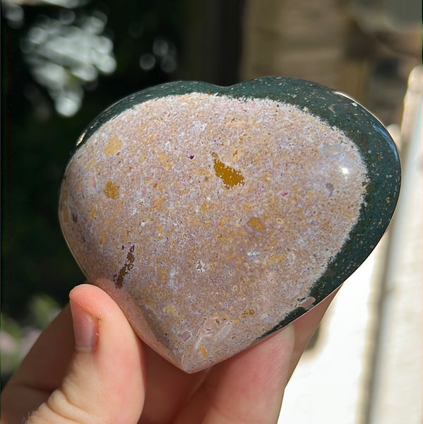 Ocean Jasper Heart