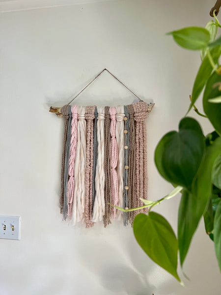 'Barbie' Yarn Wall Hanging