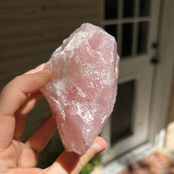 Raw Rose Quartz Chunk