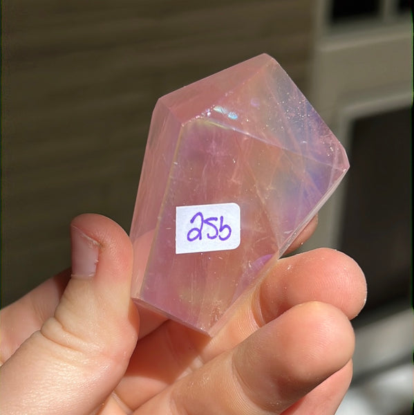 Rose Aura Quartz Freeform