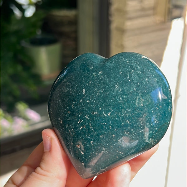 Ocean Jasper Heart