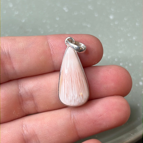 Pink Scolecite Pendant