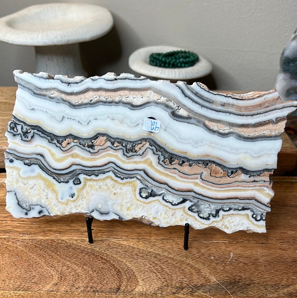 Banded Zebra/Orange Calcite Slab