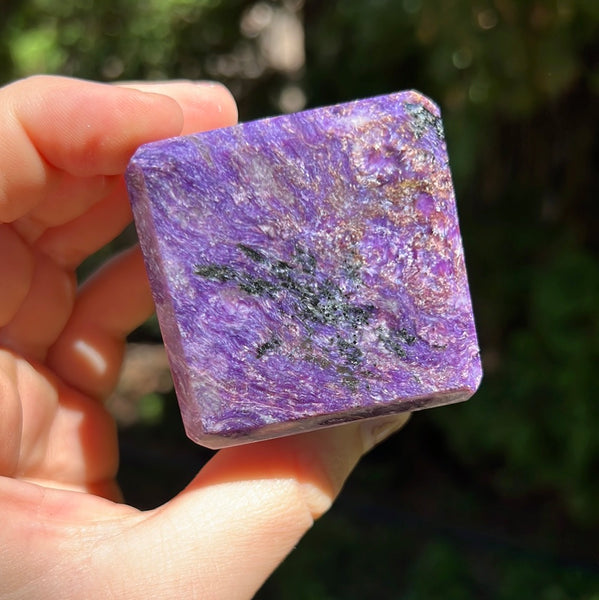 Charoite Cube