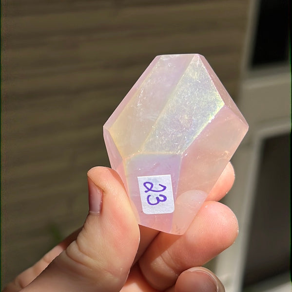 Rose Aura Quartz Freeform