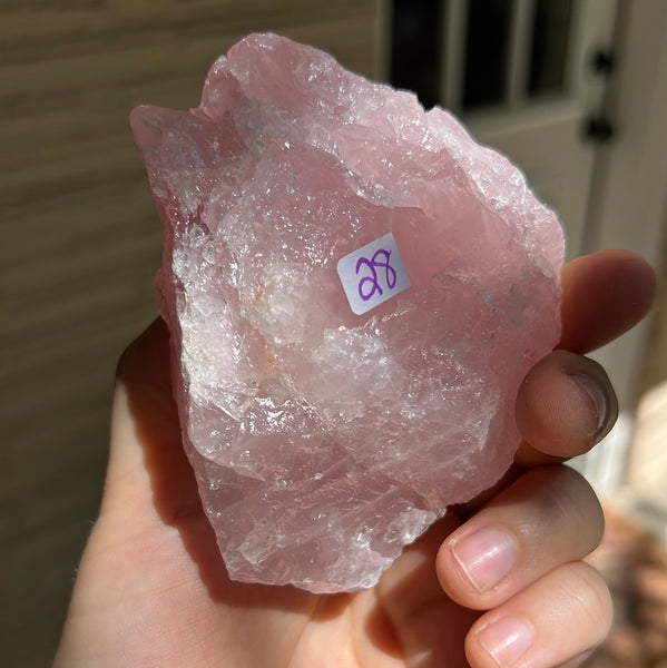 Raw Rose Quartz Chunk