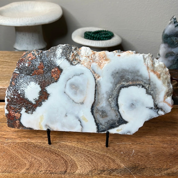 Banded Zebra/Orange Calcite Slab