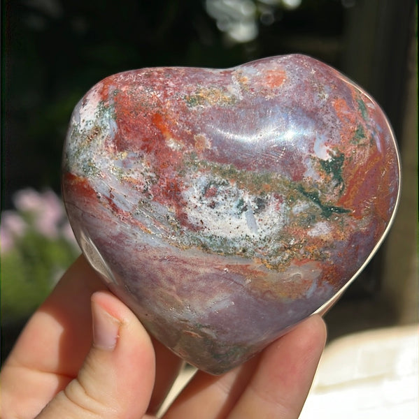 Ocean Jasper Heart