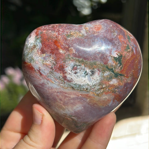 Ocean Jasper Heart