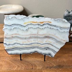 Banded Zebra/Orange Calcite Slab