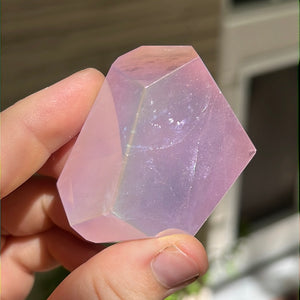 Rose Aura Quartz Freeform