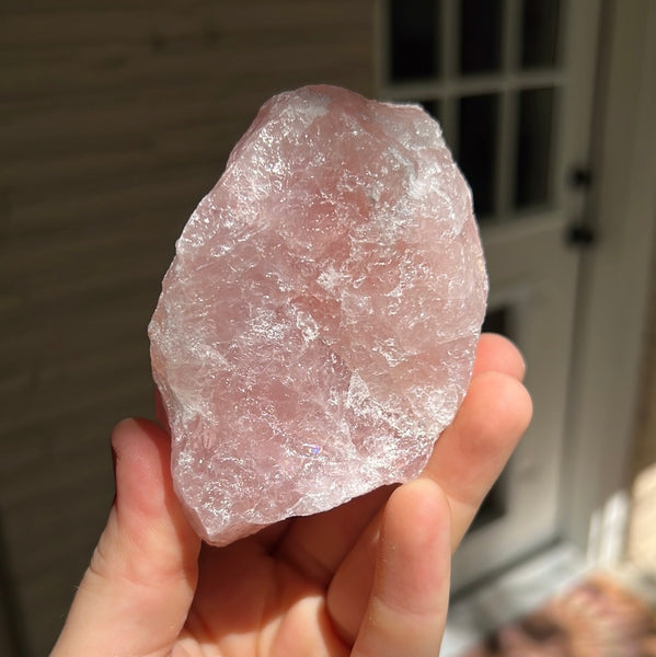 Raw Rose Quartz Chunk