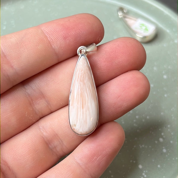 Pink Scolecite Pendant