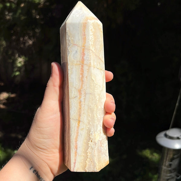 Crazy Lace Agate Tower