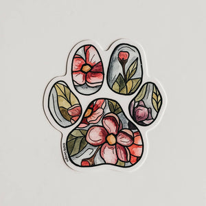 Flower Paw Sticker