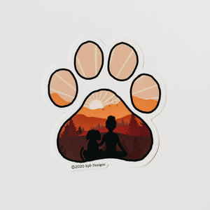 Dog Paw Sticker