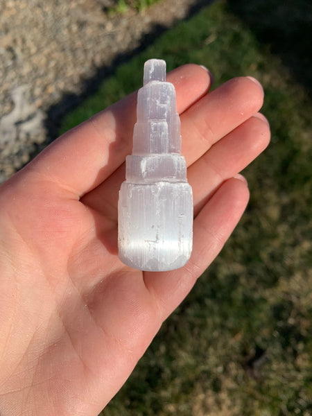 Selenite/Satin Spar Towers