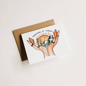 Mountains of Thanks Card