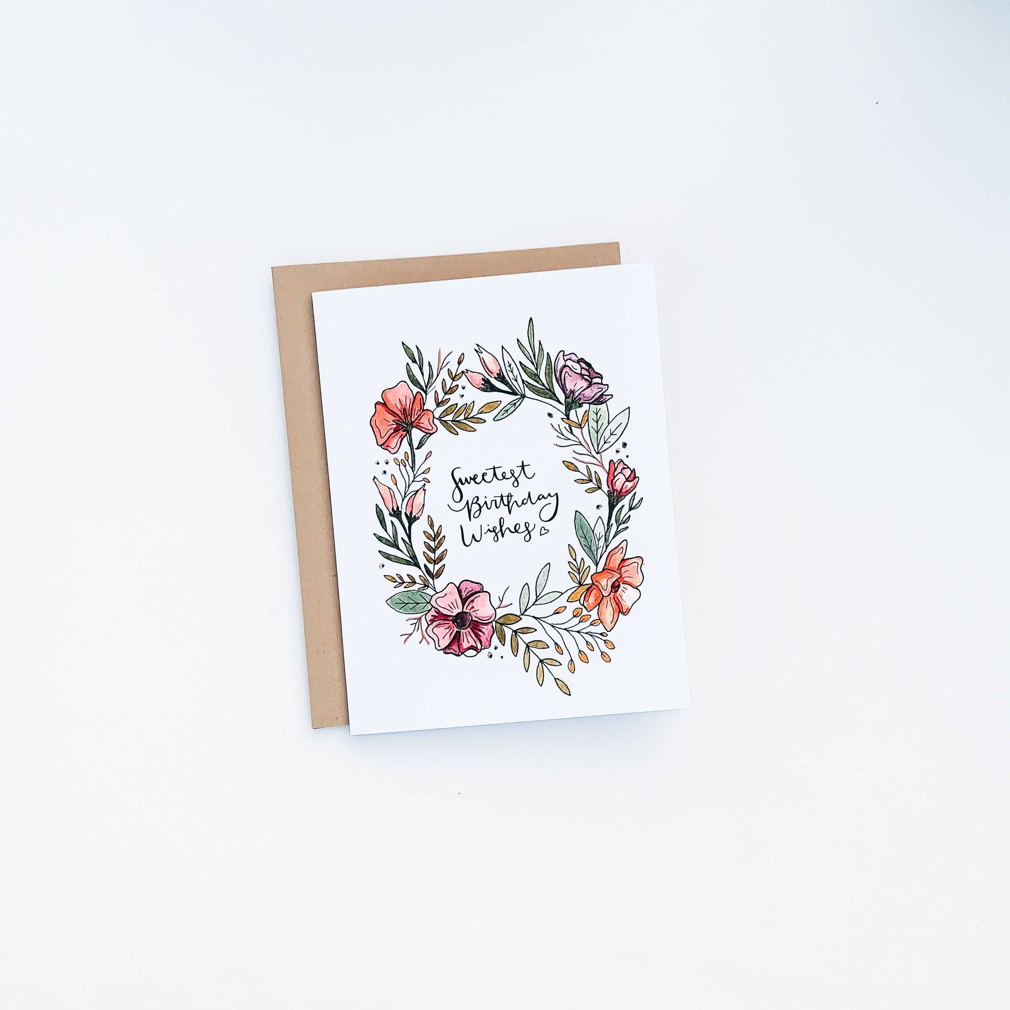 Floral Happy Birthday Card