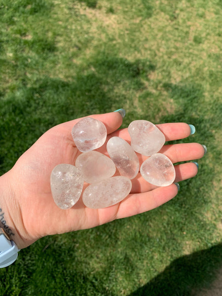 Clear Quartz Tumbles