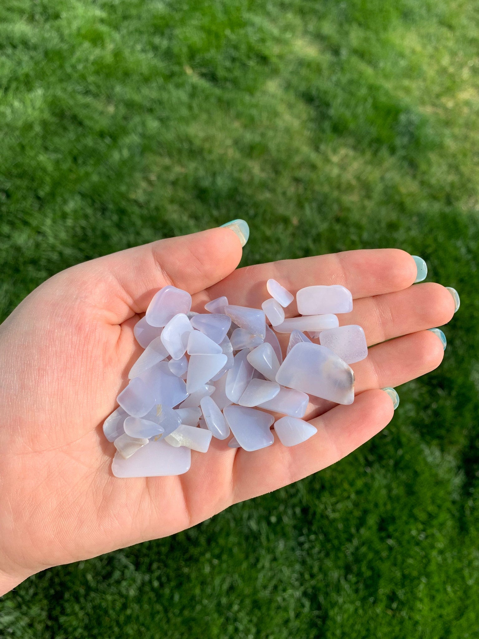 Blue Chalcedony Chips