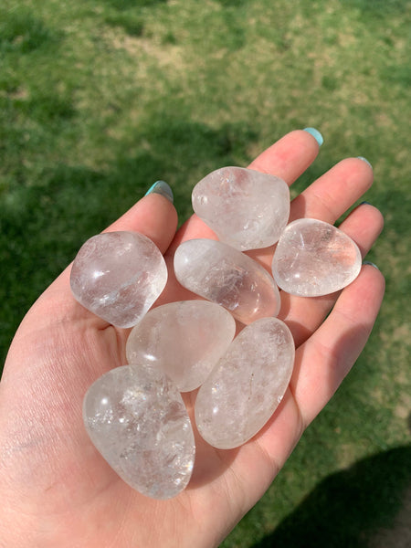 Clear Quartz Tumbles