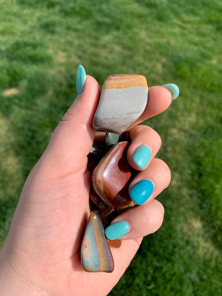 Polychrome Jasper Tumbles