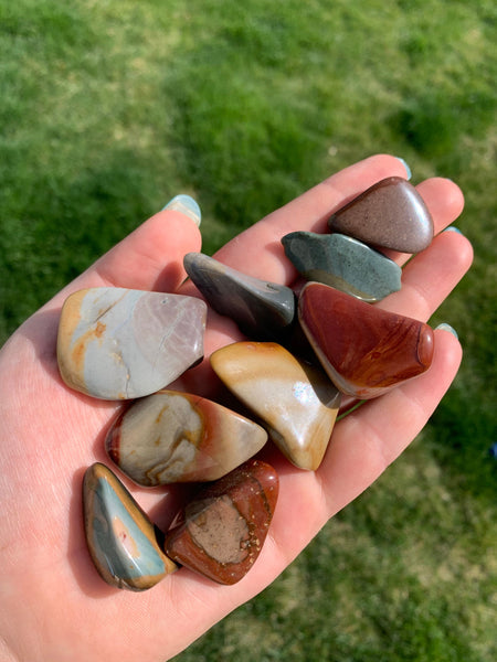 Polychrome Jasper Tumbles