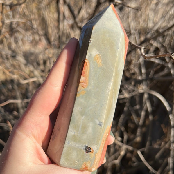 Polychrome Jasper Tower - C