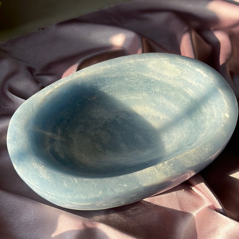 XL Blue Calcite Bowl