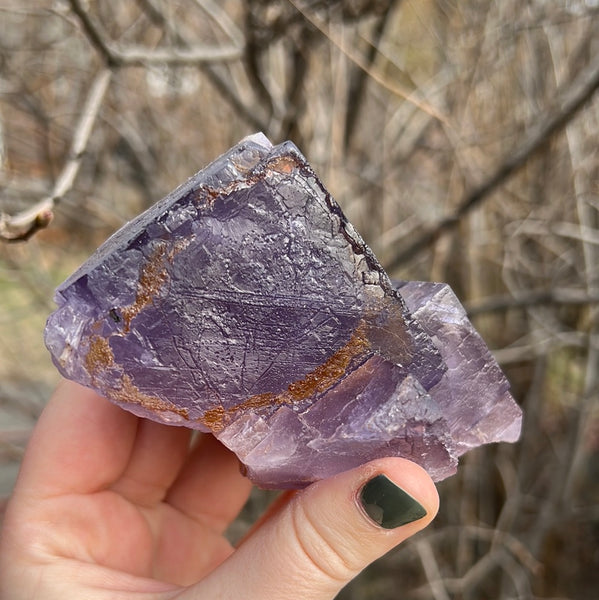 Purple Cubic Fluorite