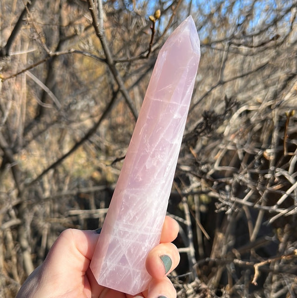 Lavender Rose Quartz Towers